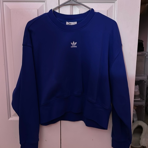 Navy blue adidas crewneck - Picture 1 of 1